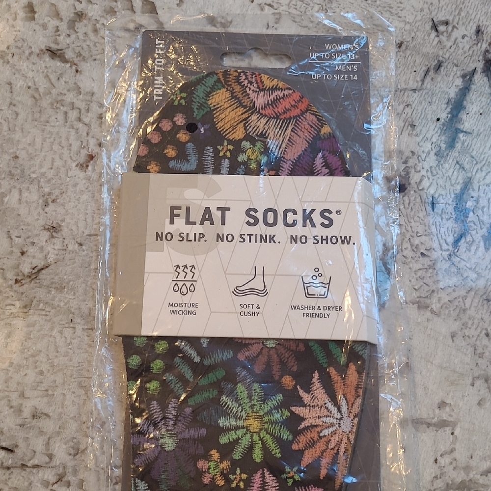 - Black with Colorful Fern Pattern